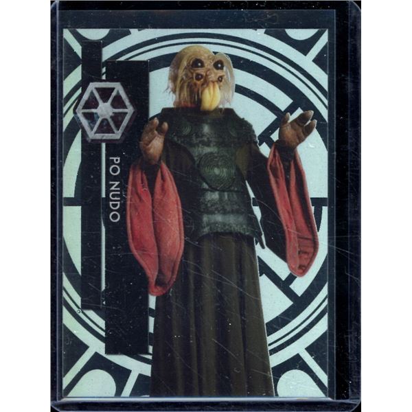 2015 Topps Star Wars High Tek Throne Room Po Nudo #51