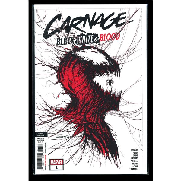 Marvel Carnage Black, White & Blood #1 Variant Edition (new never read)