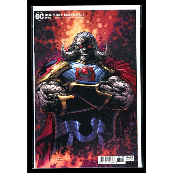 DC Dark Knights Death Metal 4 Darkseid Variant Cover (new never read)