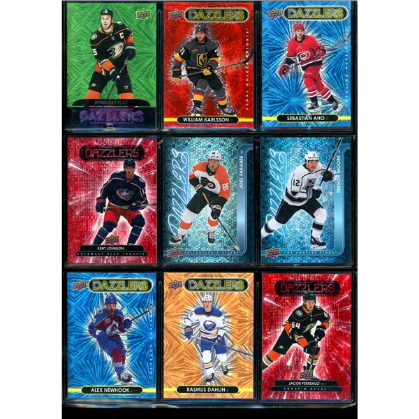 Lot of 9 Various Dazzlers Various Colours Teams & Players