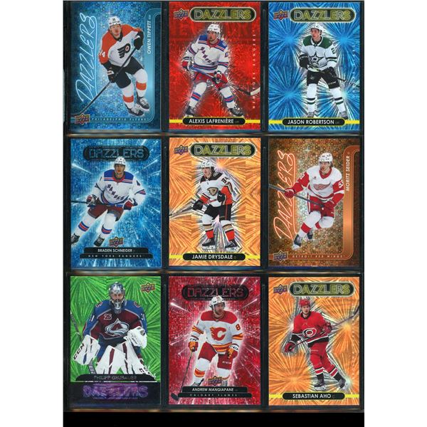 Lot of 9 Various Dazzlers Various Colours Teams & Players