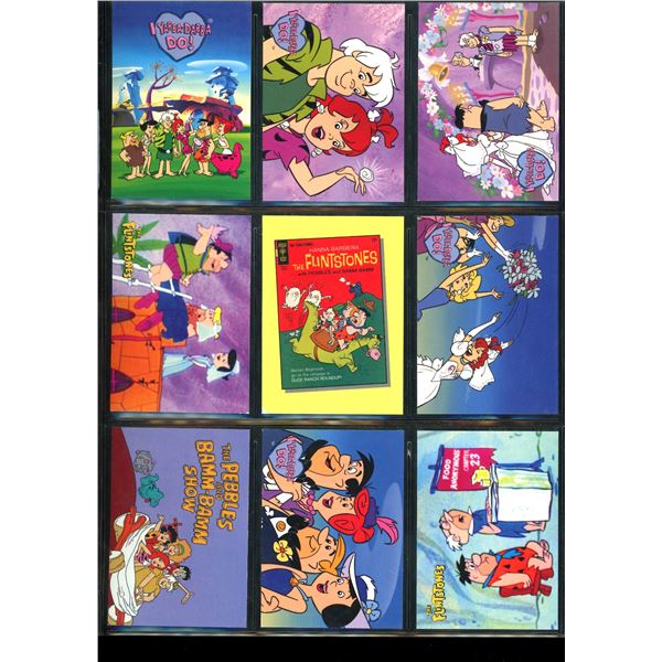 Lot Of 9 Various The Flintstones Collector Cards