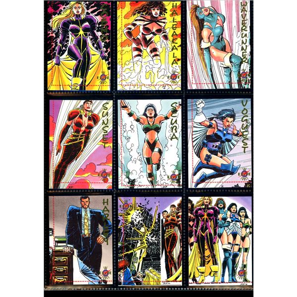 1994 EPG Portfolio's Secret The Elite Force Chase Set 9 Cards