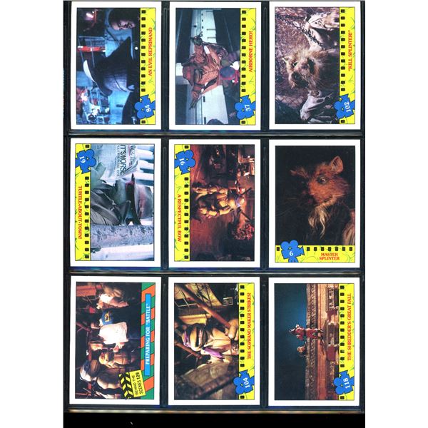 Lot Of 9 Various Teenage Mutant Ninja Turtles Collector Cards