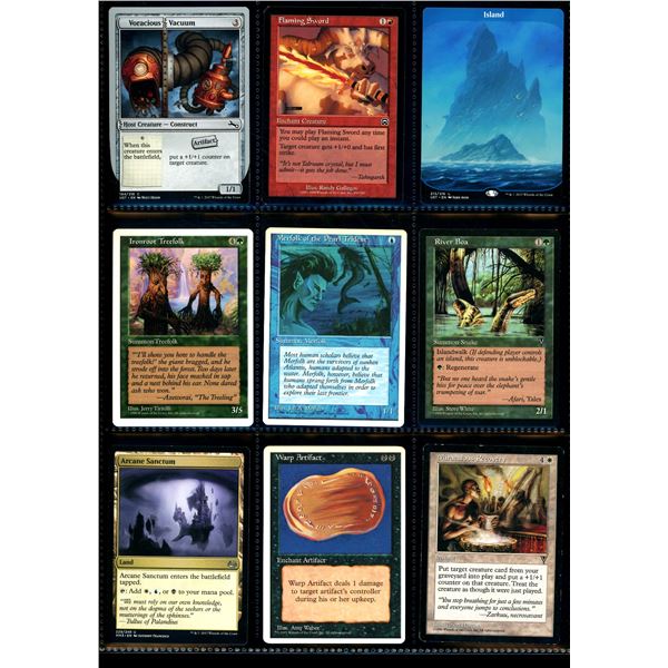 Lot Of 9 Various Magic The Gathering Cards Various Sets & Colors