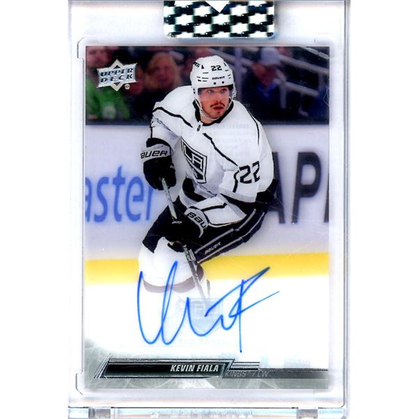 2022-23 Upper Deck Clear Cut #CCKF Kevin Fiala Autograph BV $40