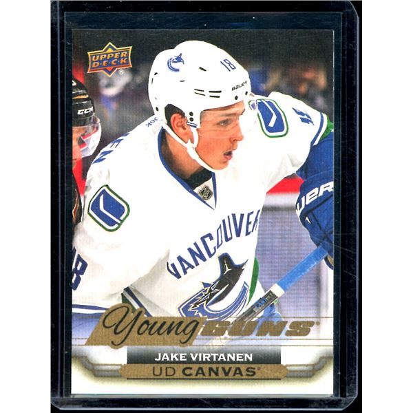 2015-16 Upper Deck Canvas #C215 Jake Virtanen YG BV $30
