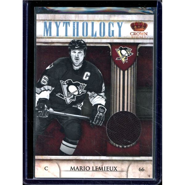 2011-12 Crown Royale Mythology Materials #9 Mario Lemieux BV $50