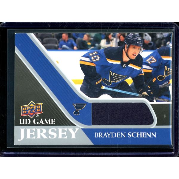 2020-21 Upper Deck Game Jerseys #GJBS Brayden Schenn