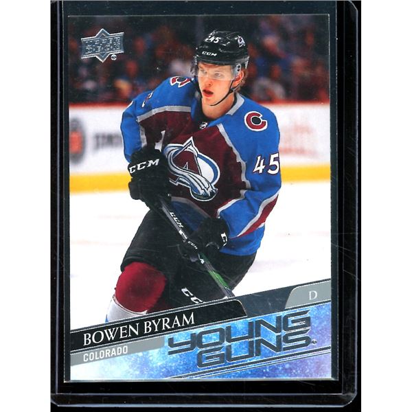 2020-21 Upper Deck #205 Bowen Byram YG RC