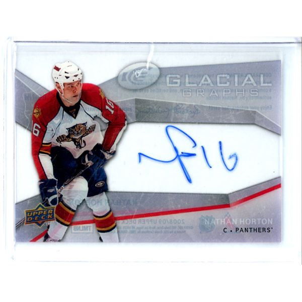 2008-09 Upper Deck Ice Glacial Graphs #GGNH Nathan Horton