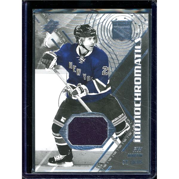 2015-16 SPx Monochromatics Jersey Card Martin St. Louis