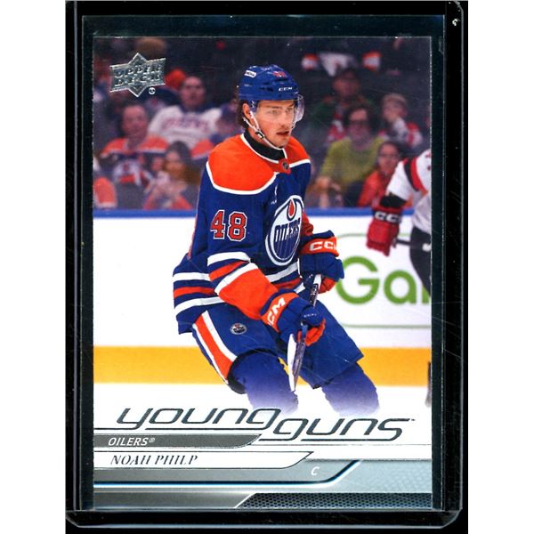 2024-25 Upper Deck #495 Noah Philp YG RC