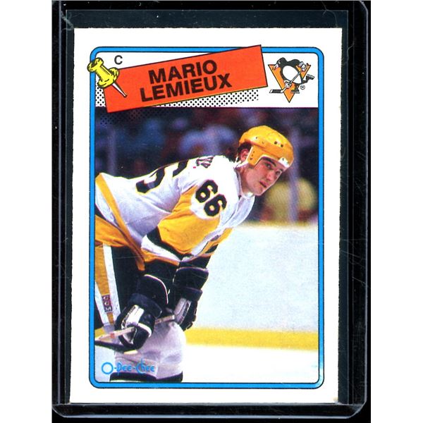 1988-89 O-Pee-Chee #1 Mario Lemieux BV $30