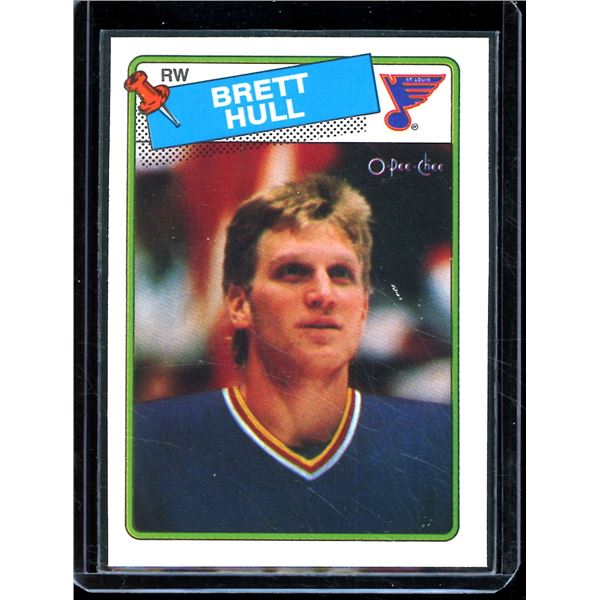 1988-89 O-Pee-Chee #66 Brett Hull RC BV $40