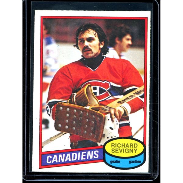 1980-81 O-Pee-Chee #385 Richard Sevigny RC