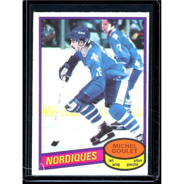 1980-81 O-Pee-Chee #67 Michel Goulet RC BV $50