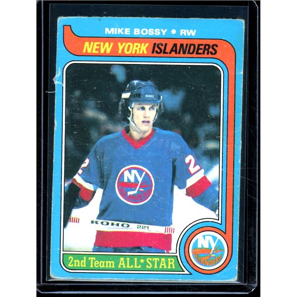 1979-80 O-Pee-Chee #230 Mike Bossy 2nd Year Card BV $40