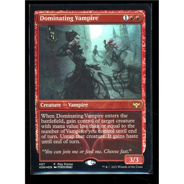 Magic the Gathering Dominating Vampire FOIL Innistrad Crimson Vow