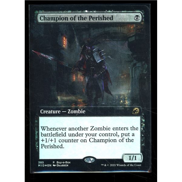 Magic the Gathering Champion of the Perished - Extended Art FOIL Innistrad Midnight Hunt