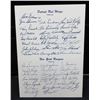 Image 2 : 1954 Detroit Red Wings and New York Rangers Face Off Dinner Menu