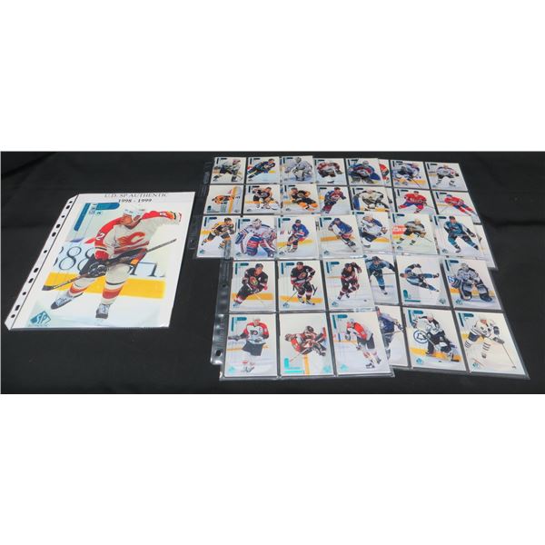 1998-99 SP Authentic Complete Set 90 Cards BV $35