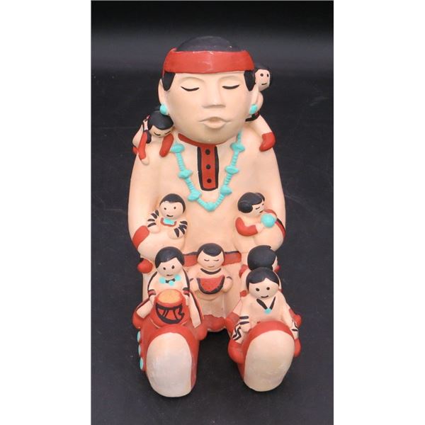 Vintage 1986 Cleo Teissedre Storyteller Figurine Rare Signed Figure