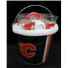 Image 1 : NHL Calgary Flames Ice Bucket, Glasses, Coasters & Bottle Opener Set