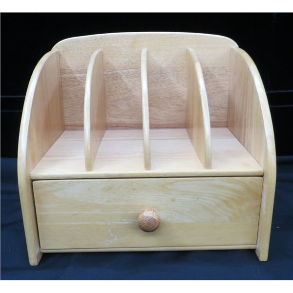 Wooden Desk Organizer 13" Long x 9" Wide
