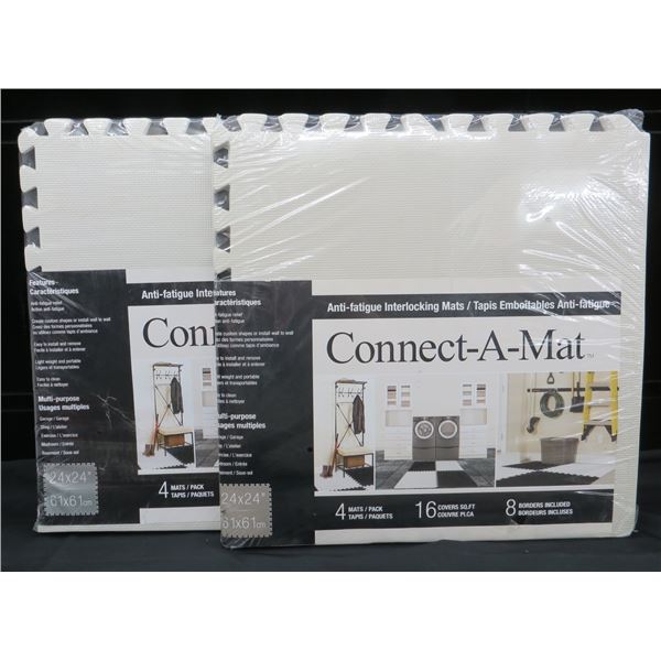 2 New Sets Of Connect-A-Mat Anti Fatigue Interlocks Mats