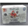 Image 1 : 2021 Wild Card Draft MATTE Football Factory Sealed Blaster Box