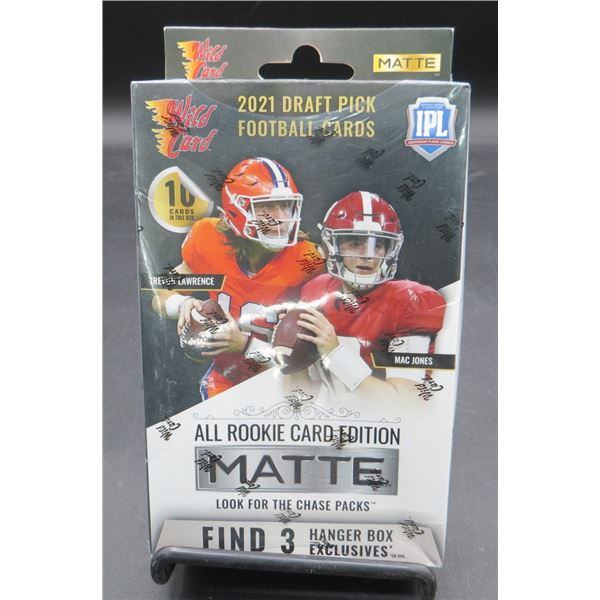 2021 Wild Card Draft Pick Black/White Matte Hanger Box Factory Sealed