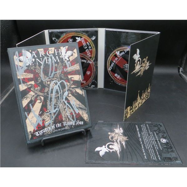 Arch Enemy Tyrants Of The Rising Sun Live In Japan DVD Band Autographed