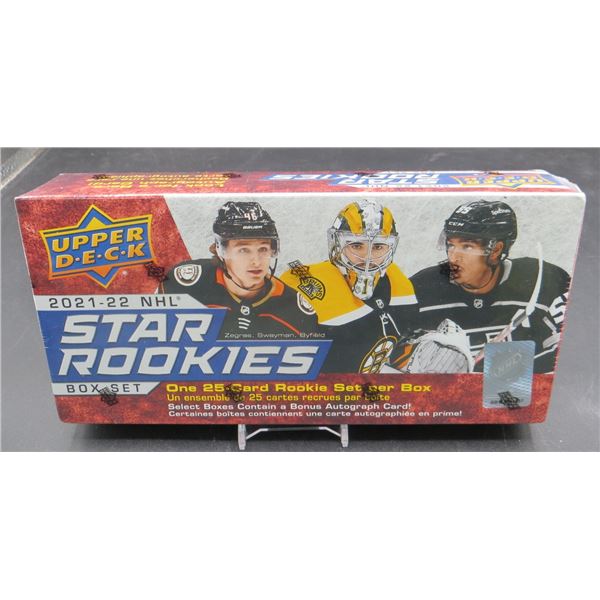 New Sealed 2021-22 Star Rookies NHL Rookie Box Set Zegras, Swayman, Byfield & More