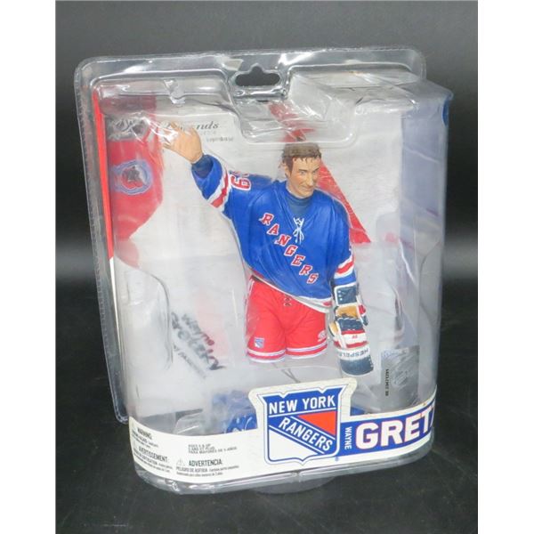 Mcfarlane NHL Legends 6 Wayne Gretzky Farewell Figure New York Rangers Uniform