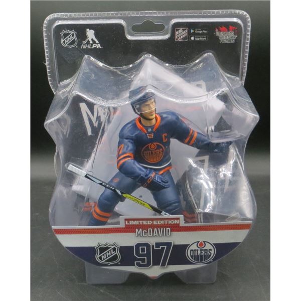 Rare Limited Edition Connor McDavid Edmonton Oilers 3rd Jersey Premium Imports Dragon Figure