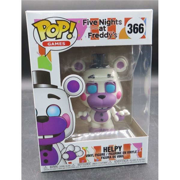 New Funko Pop Five Nights at Freddy's Helpy #366 BV $100