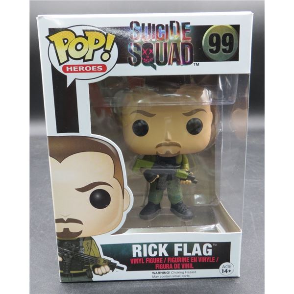 New Funko Pop Suicide Squad Rick Flag #99 BV $35