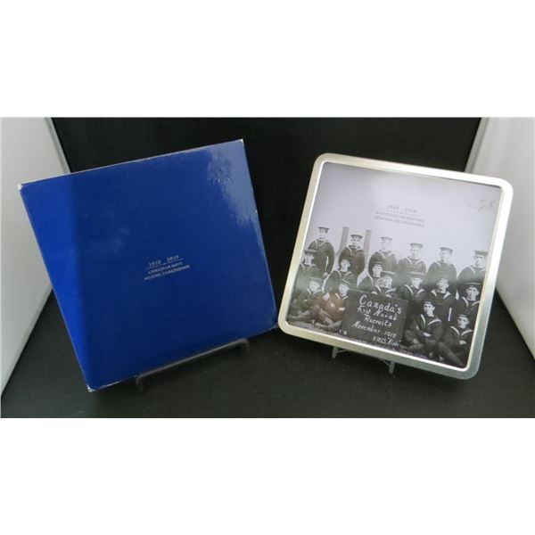 RCM 2010 $1 The Canadian Navy, 100th Anniversary - Gold-Plated Coin and Stamp Set