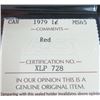 Image 1 : 1979 Canada Small Cent Coin ICCS MS-65 Red Penny
