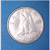 Image 1 : 1958 Canadian Silver 10 Cent Coin