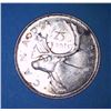 Image 1 : 1943 Canadian Silver 25 Cent Coin