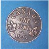 Image 1 : 1935 Canadian 1 Cent Coin Penny