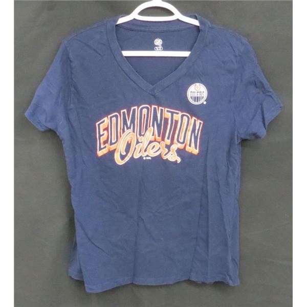 Edmonton Oilers Ladies T-Shirt Size XL