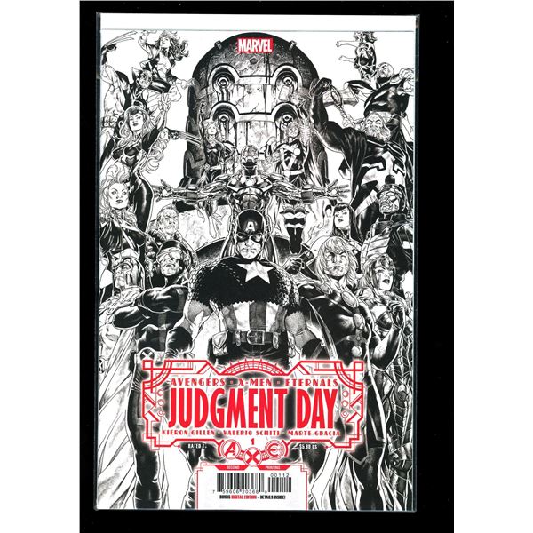 Marvel Judgment Day #1 (new never read) Black & White Variant