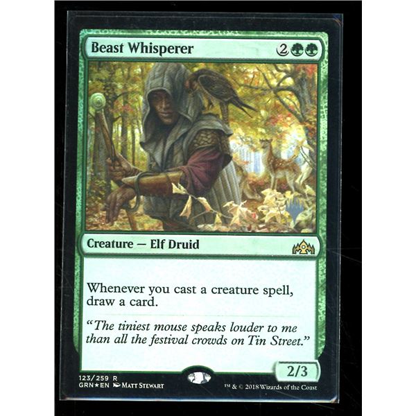 Magic the Gathering Beast Whisperer FOIL Guilds of Ravnica