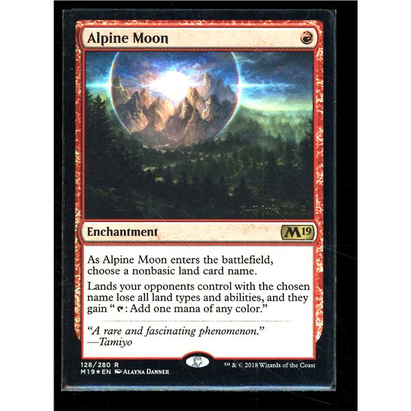 Magic the Gathering Alpine Moon FOIL Date Stamped Core Set 2019