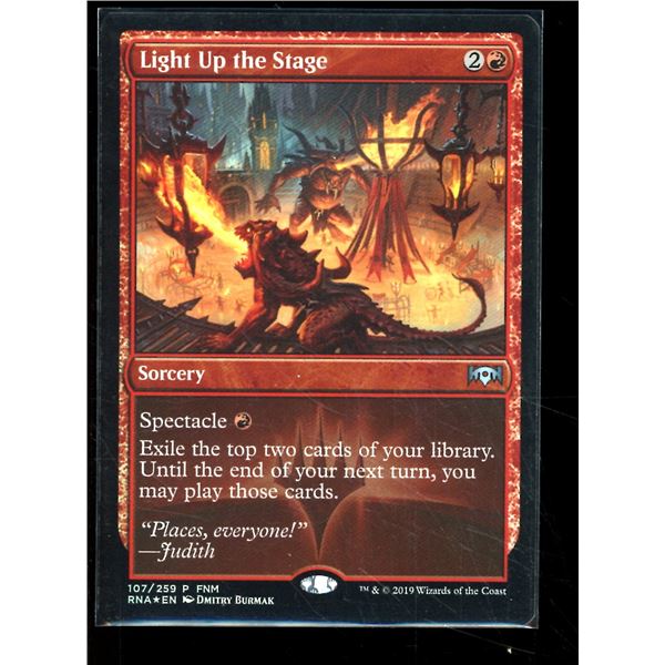 Magic the Gathering Light Up the Stage FOIL Ravnica Allegiance