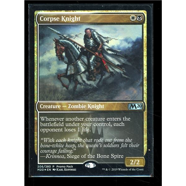 Magic the Gathering Corpse Knight FOIL Core Set 2020