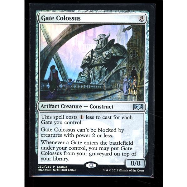 Magic the Gathering Gate Colossus FOIL Ravnica Allegiance Promo